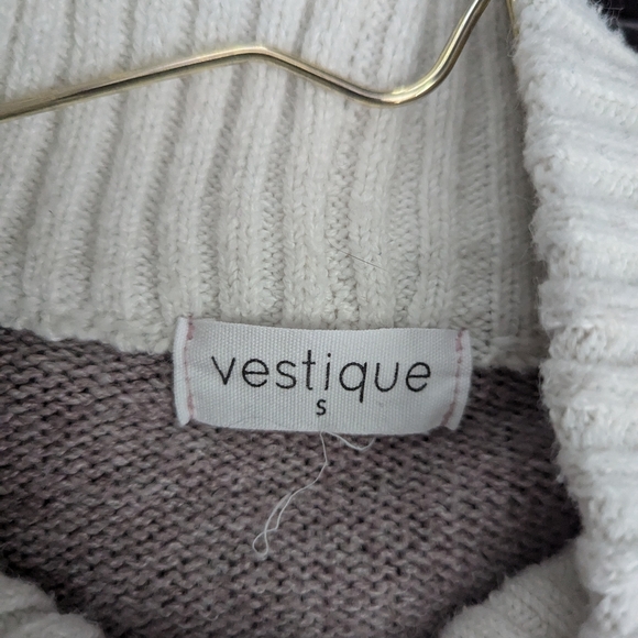 Vestique zip up colorblock sweater - Picture 5 of 5